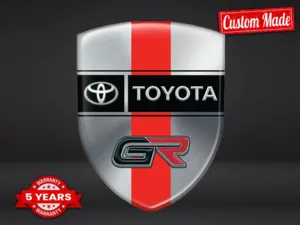 Toyota Décalcos Bombés Perso Style Look Haut de Gamme